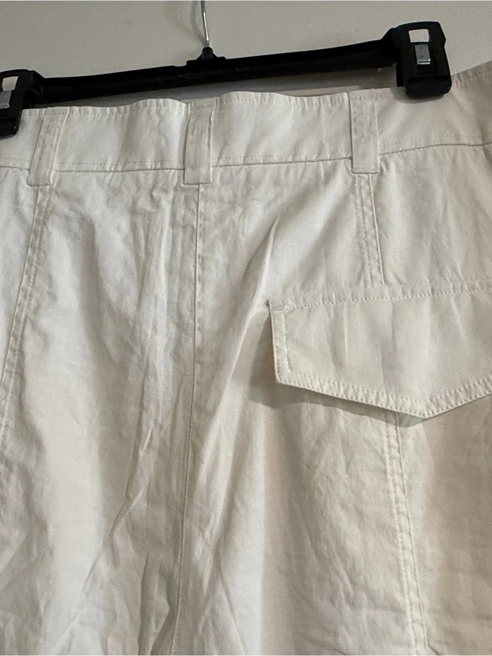 COS Cream-White Wide Leg Trousers